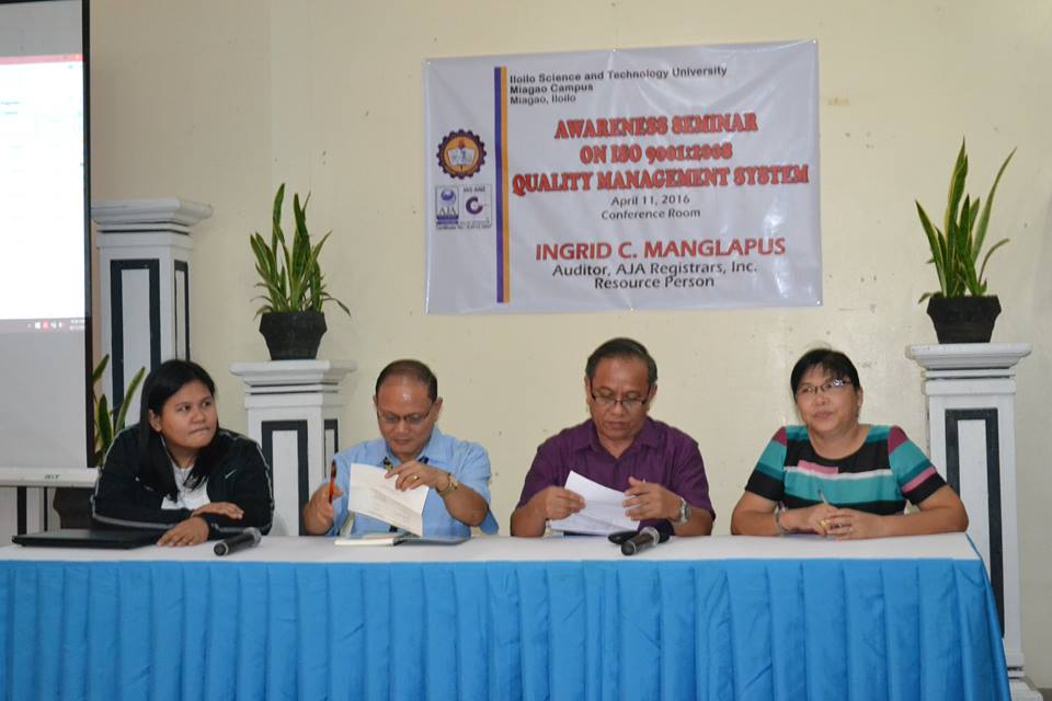 ISO Awareness Seminar
